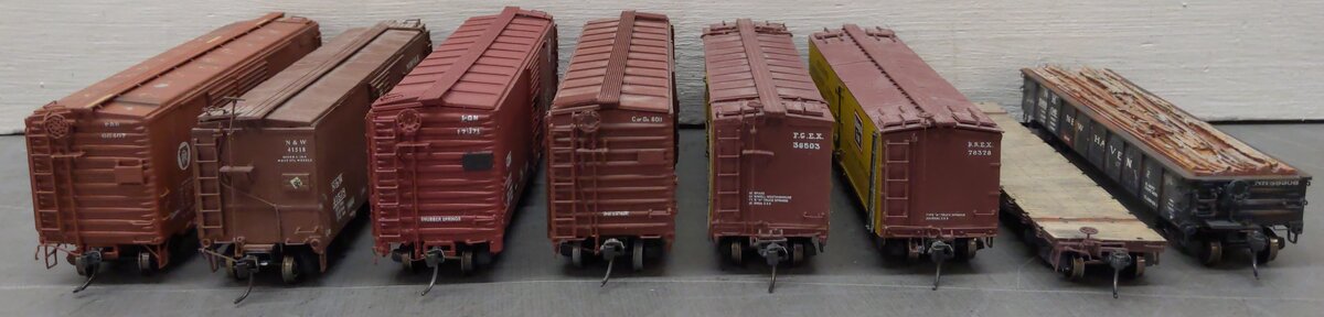HO Assorted Freight Car #58306/69538/66407/41518/17771/6011/36503/78378 [8]
