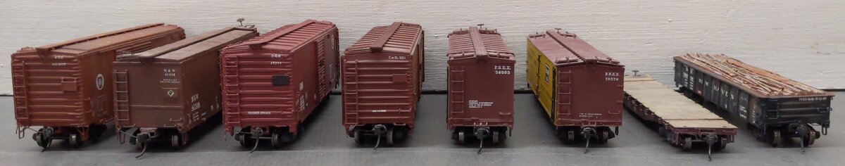 HO Assorted Freight Car #58306/69538/66407/41518/17771/6011/36503/78378 [8]