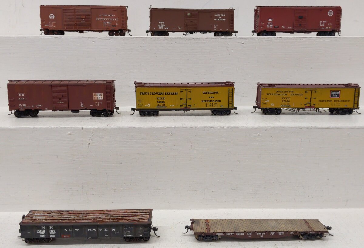 HO Assorted Freight Car #58306/69538/66407/41518/17771/6011/36503/78378 [8]