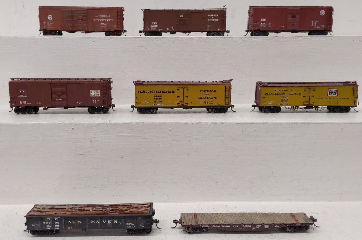 HO Assorted Freight Car #58306/69538/66407/41518/17771/6011/36503/78378 [8]