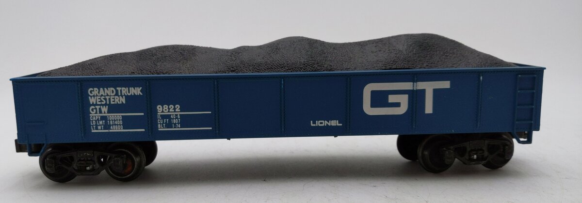 Lionel 6-9822 O Gauge Grand Trunk Gondola Car #9822 LN/Box