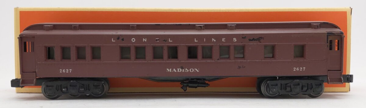 Lionel 2627 Vintage O Lionel Line  Madison Heavyweight Passenger Car VG