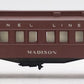 Lionel 2627 Vintage O Lionel Line  Madison Heavyweight Passenger Car VG