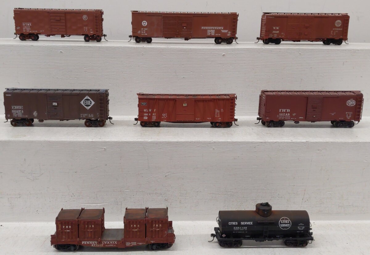 HO Assorted Freight Cars #473267/1149/14135/10748/75708/30107/80274/146647 [8]