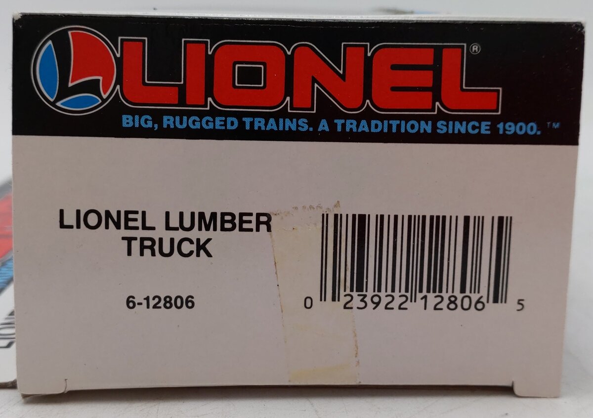 Lionel 6-12806 O Gauge Lionelville Lumber Inc Tractor Trailer Truck EX/Box