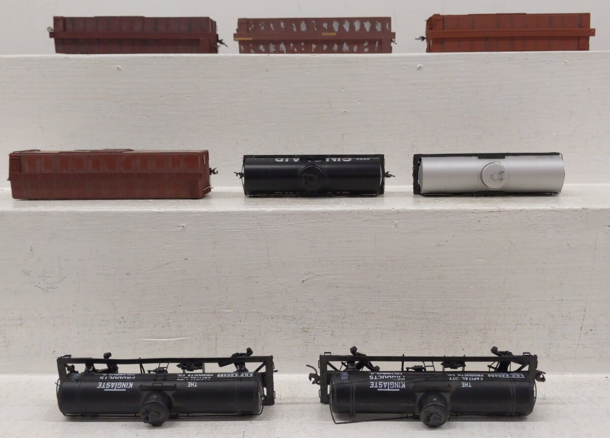 HO Scale Boxcars & Tank Cars#20489/26148/20494/9383/8125/163401/65429/197631 [8]