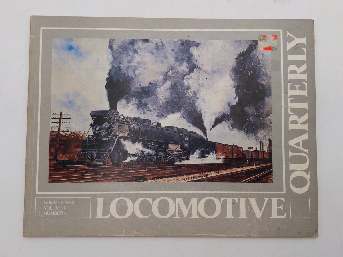 Locomotive Quarterly 1988 Summer Vol 11 #4 Paperback Book By Jack W. Farrell VG