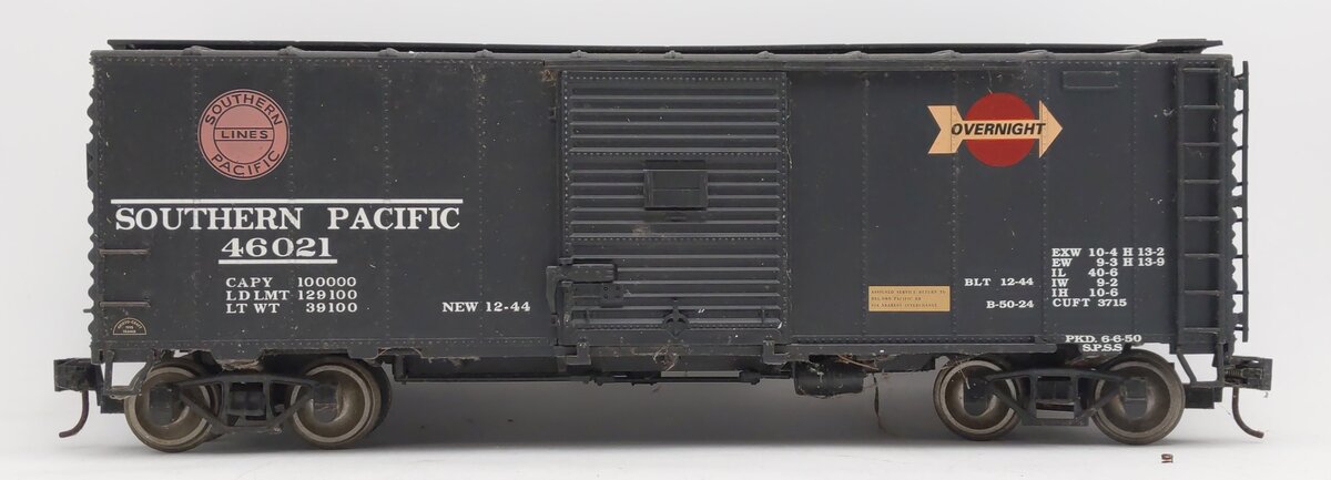 Aristo-Craft 46021 G Scale Southern Pacific Overnight Boxcar - Metal Wheels VG