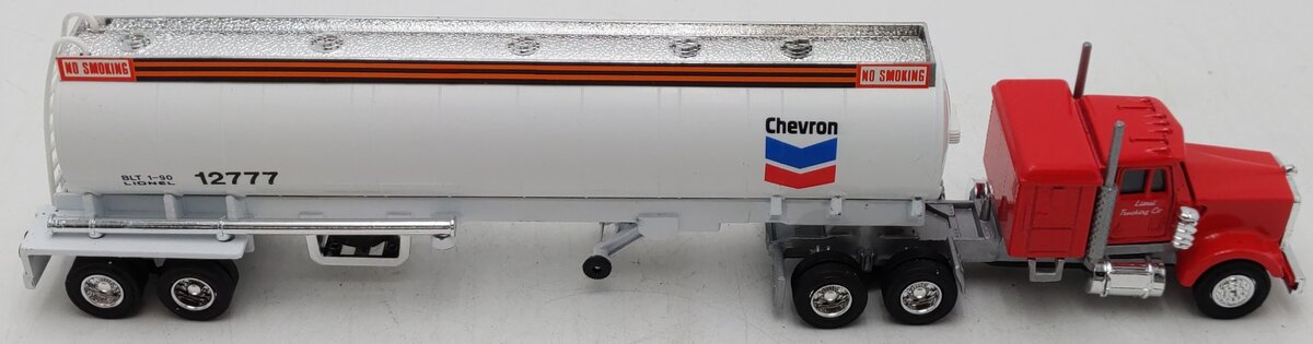 Lionel 6-12777 O Gauge Chevron Tractor and Tanker (Red) EX/Box