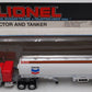 Lionel 6-12777 O Gauge Chevron Tractor and Tanker (Red) EX/Box