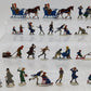 Heinrichsen German Flat Lead Figures [23] EX