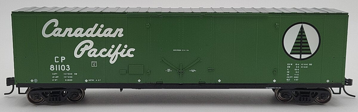 Proto 1000 300550 HO Scale Canadian Pacific 50' Newspaper Boxcar #81103 LN/Box
