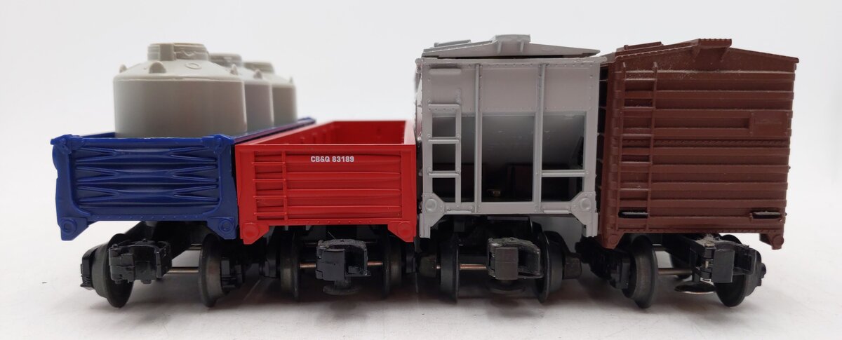 Lionel, K-Line, & Industrial Rail Assorted O Gauge Freight Cars [4] EX