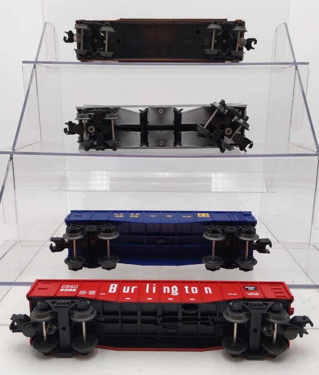Lionel, K-Line, & Industrial Rail Assorted O Gauge Freight Cars [4] EX