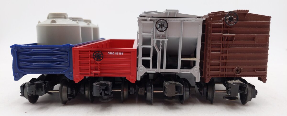Lionel, K-Line, & Industrial Rail Assorted O Gauge Freight Cars [4] EX
