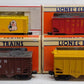 Lionel and Others O Assorted Freight Cars 360794, 121091, 844304, 17127 [4] EX/Box