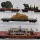 HO Scale Flatcars w/ Custom Loads-MP, PLE, & PRR #8052/6887/435472/925534 [4]