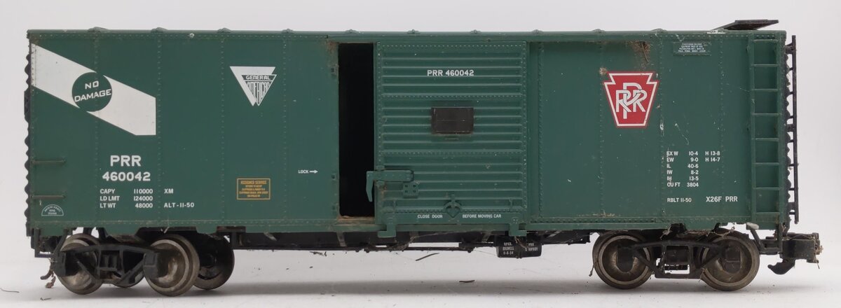 Aristo-Craft 460042 G Scale Pennsylvania Railroad Boxcar VG