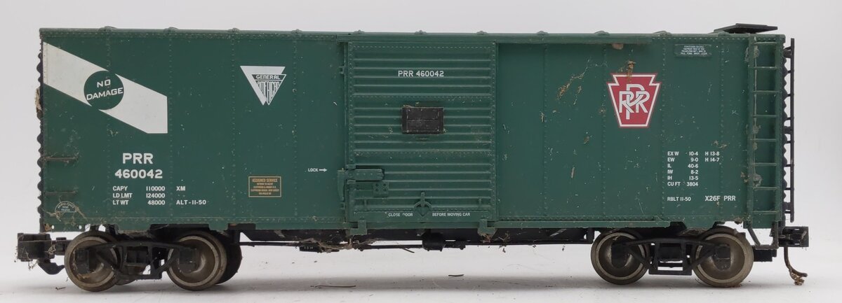 Aristo-Craft 460042 G Scale Pennsylvania Railroad Boxcar VG