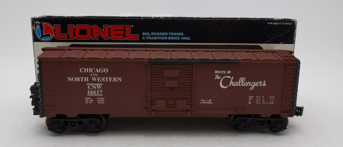 Lionel 6-16617 O Gauge Chicago & Northwestern Boxcar with ETD EX/Box