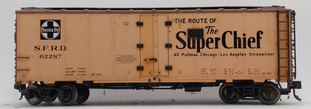 Aristo-Craft 46228-3 G Scale The Super Chief Boxcar #62287 VG