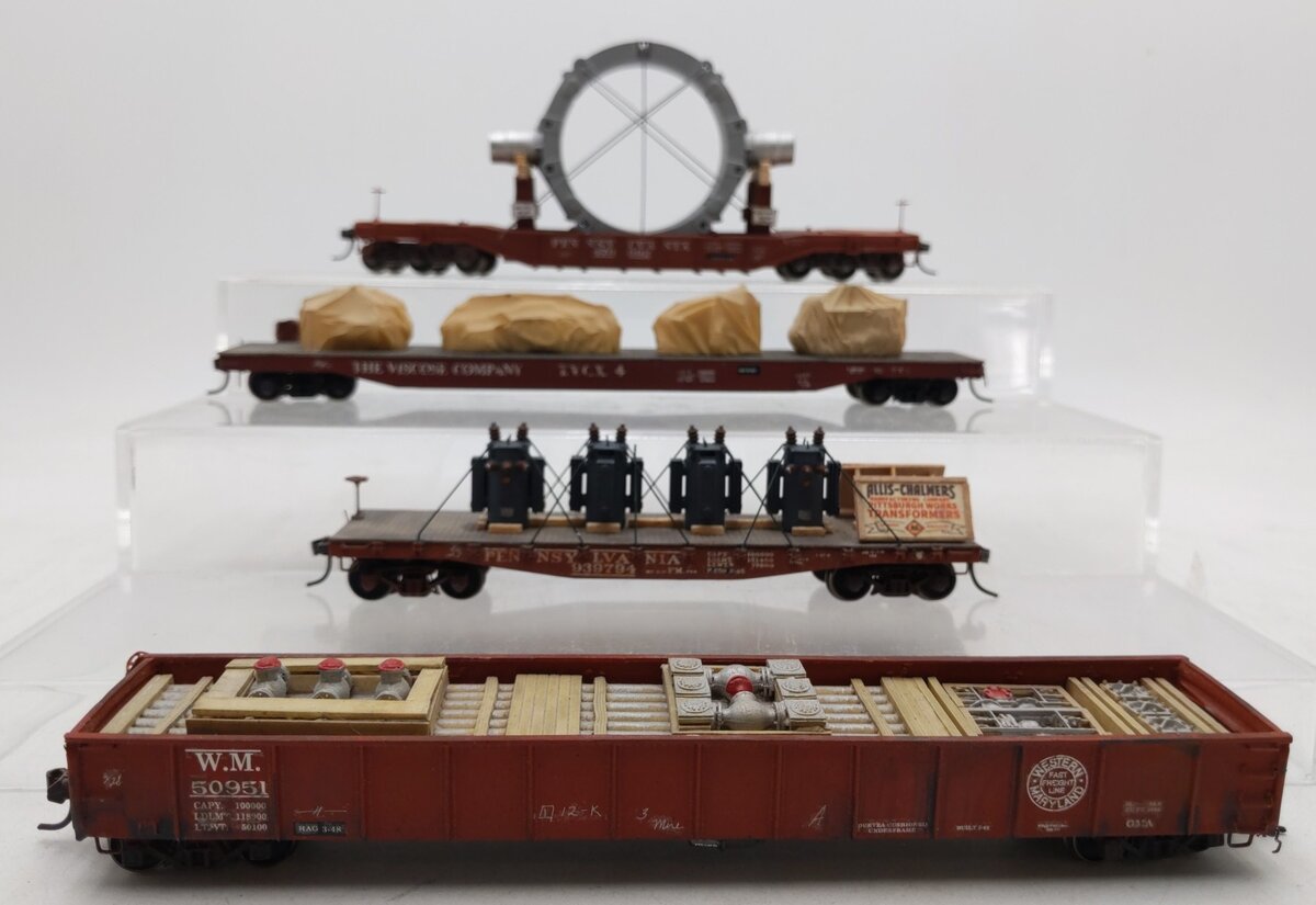 HO Scale Flatcars & Gondola w/Custom Loads #50951/4/939794/470092 [4]