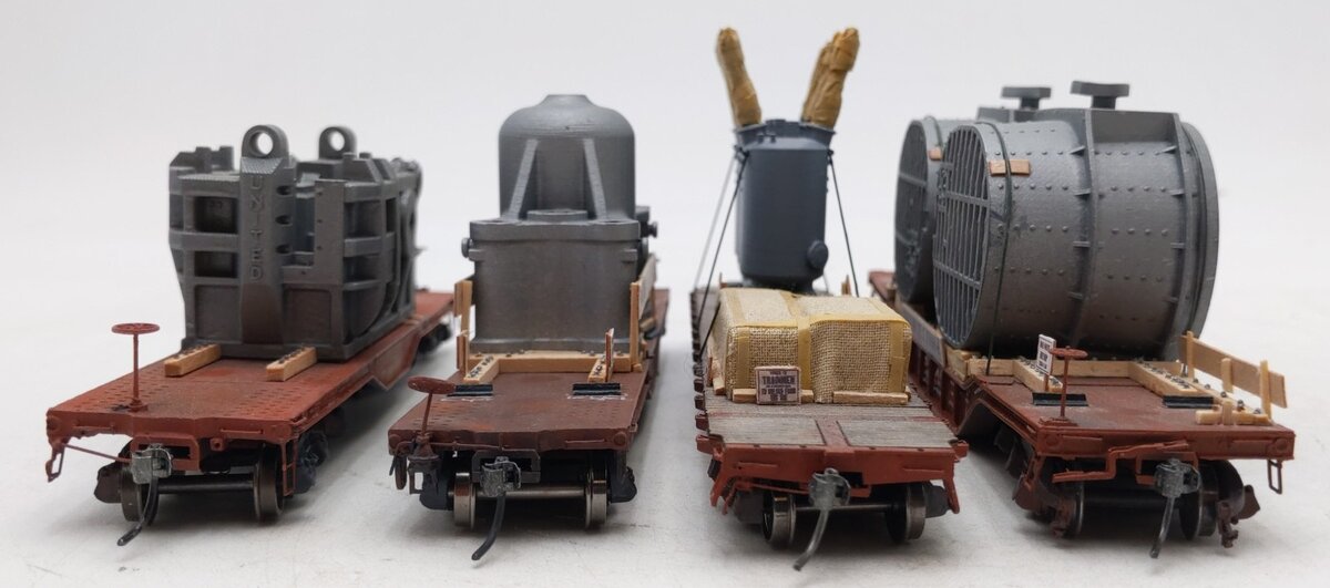 HO Scale Flatcars & Gondola w/Custom Loads #50951/4/939794/470092 [4]