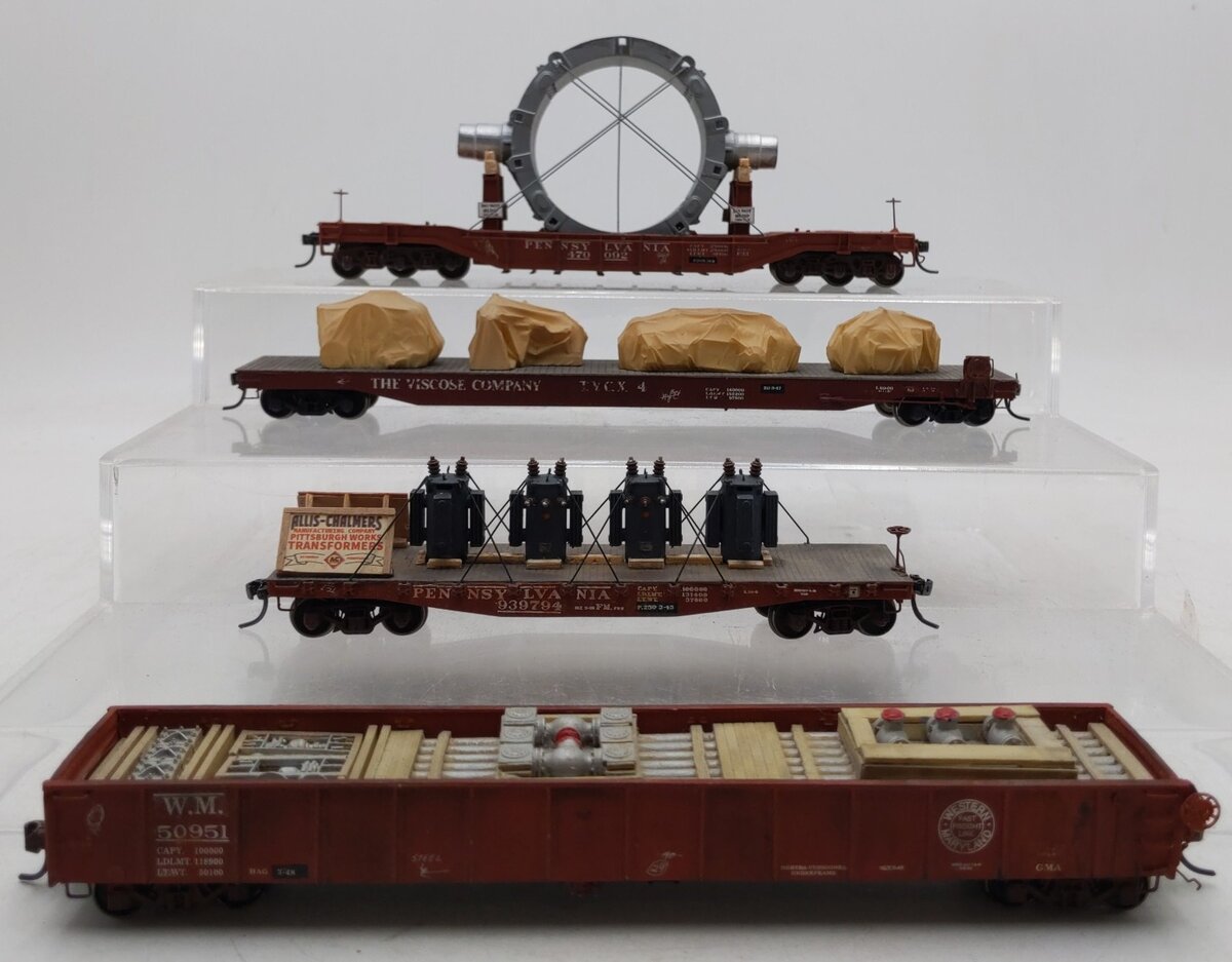 HO Scale Flatcars & Gondola w/Custom Loads #50951/4/939794/470092 [4]