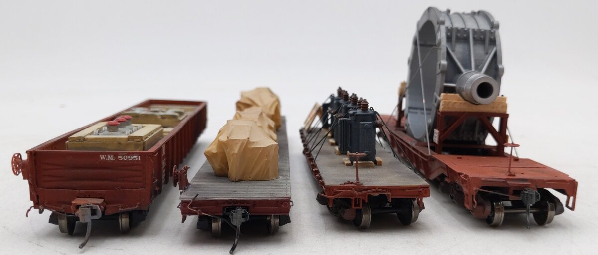 HO Scale Flatcars & Gondola w/Custom Loads #50951/4/939794/470092 [4]