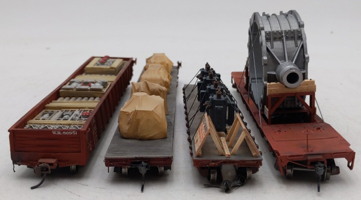 HO Scale Flatcars & Gondola w/Custom Loads #50951/4/939794/470092 [4]