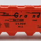 Lionel 6-9112 O Gauge Denver & Rio Grande Western Covered Long Hopper EX