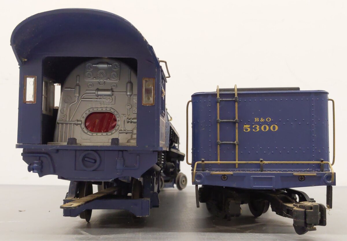 Aristo-Craft 21402 G B&O Blue Comet 4-6-2 Steam Locomotive w/ Tender #5300 VG
