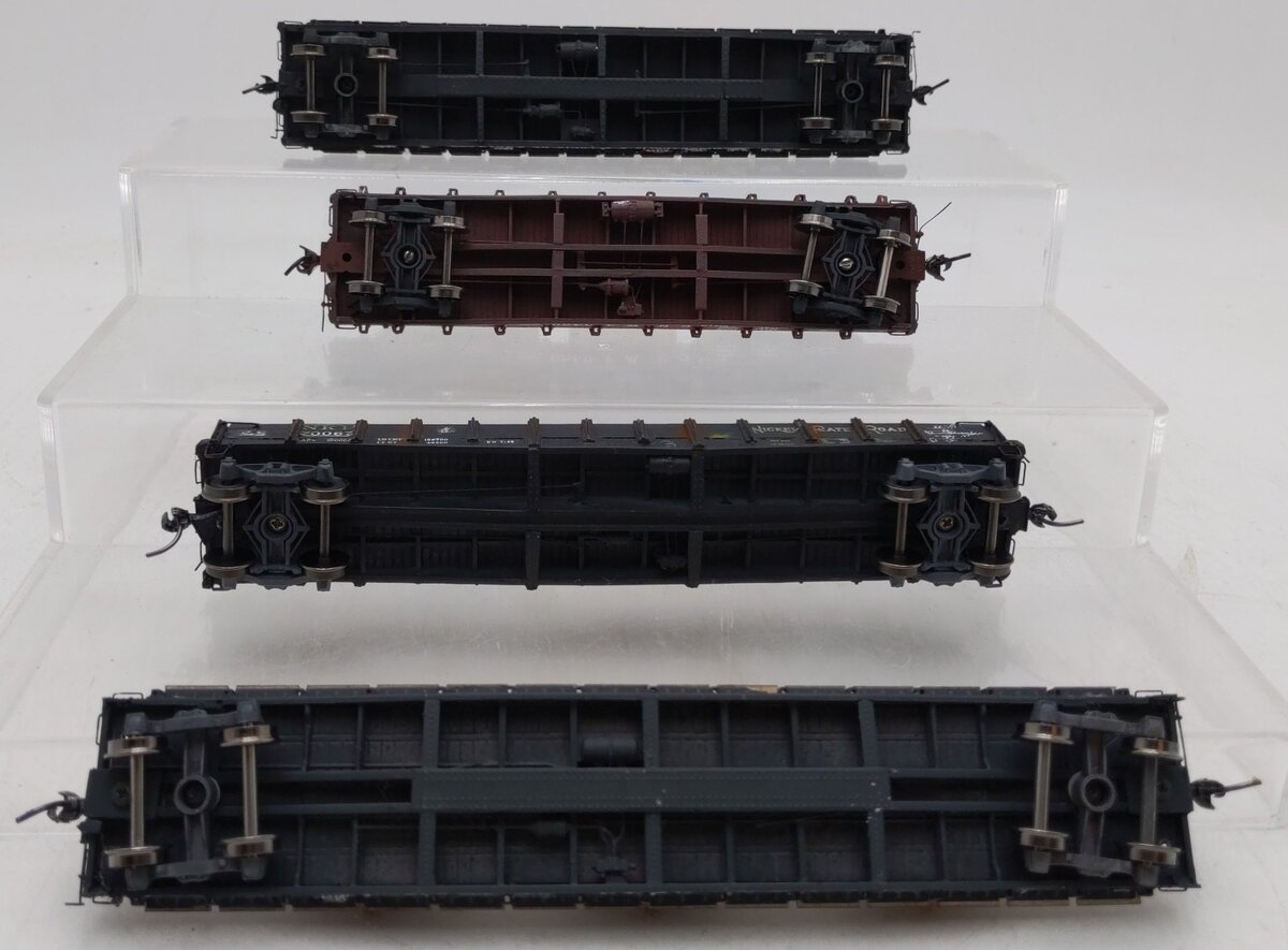 HO Scale Flatcars & Gondola w/Custom Loads #40429/23013/6743/70067 [4]