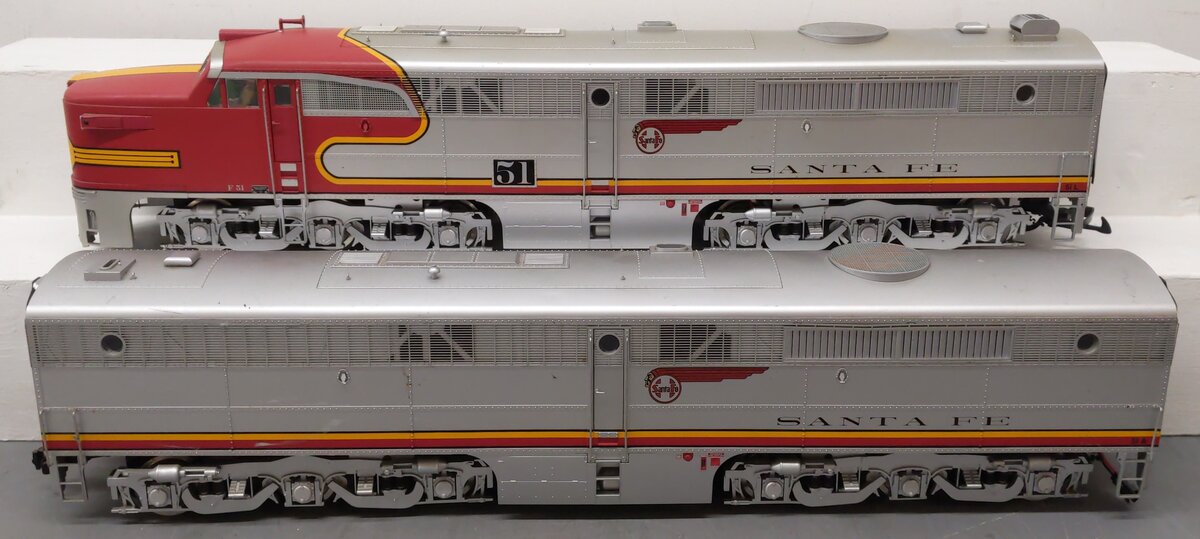 USA Trains R22404-1 G Santa Fe Alco PA-1/PB-1 Diesel Locomotive Set VG