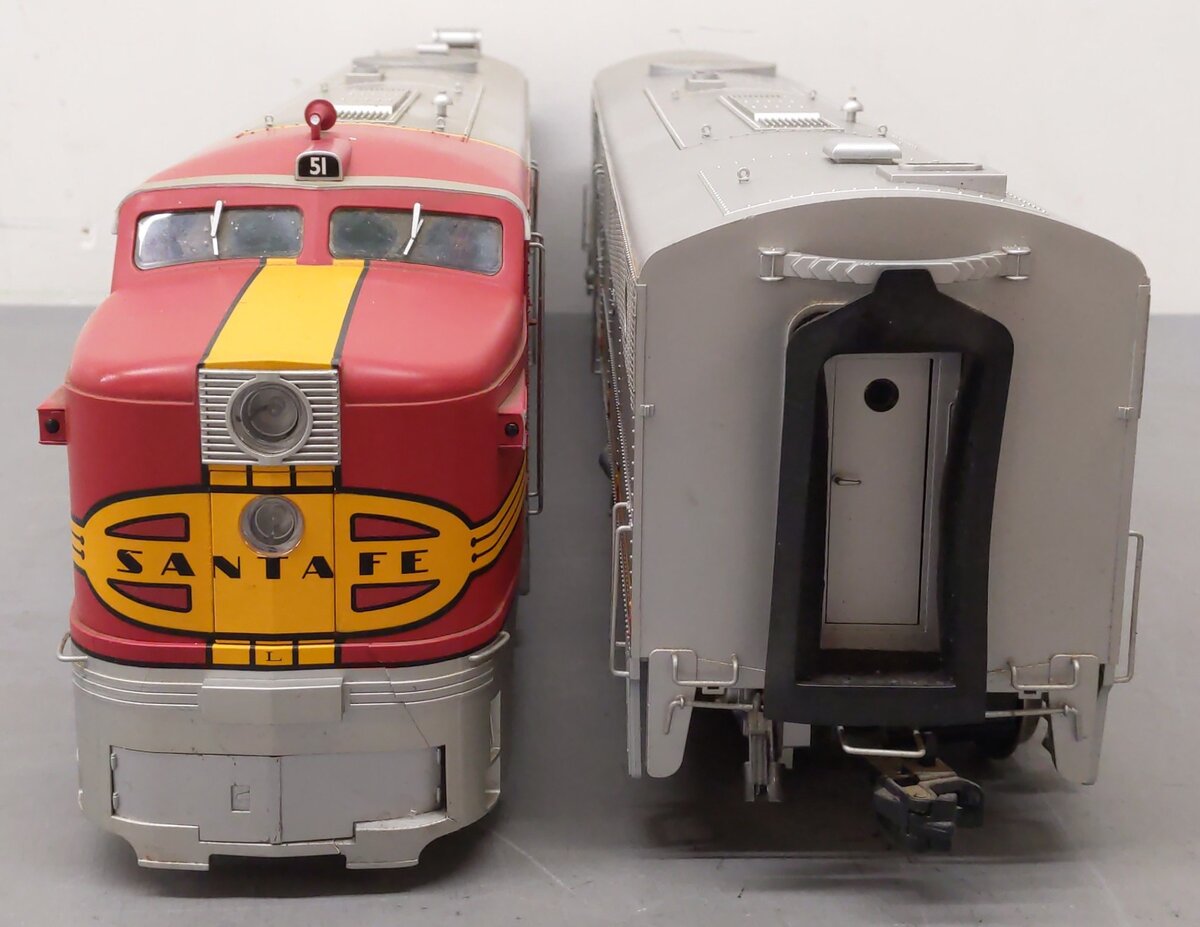 USA Trains R22404-1 G Santa Fe Alco PA-1/PB-1 Diesel Locomotive Set VG