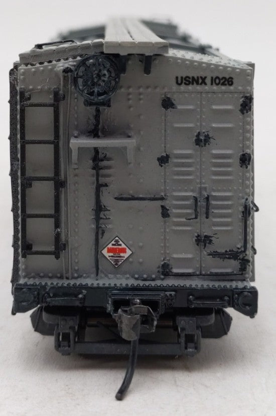 Beaver Models HO US Navy GATX 3rd Generation Helium Tank Car Kit #1026-Assembled EX