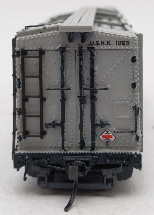 Beaver Models HO US Navy GATX 3rd Generation Helium Tank Car Kit #1065-Assembled EX