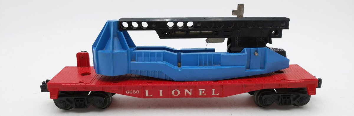 Lionel 6650 Vintage O IRBM Rocket Launcher EX