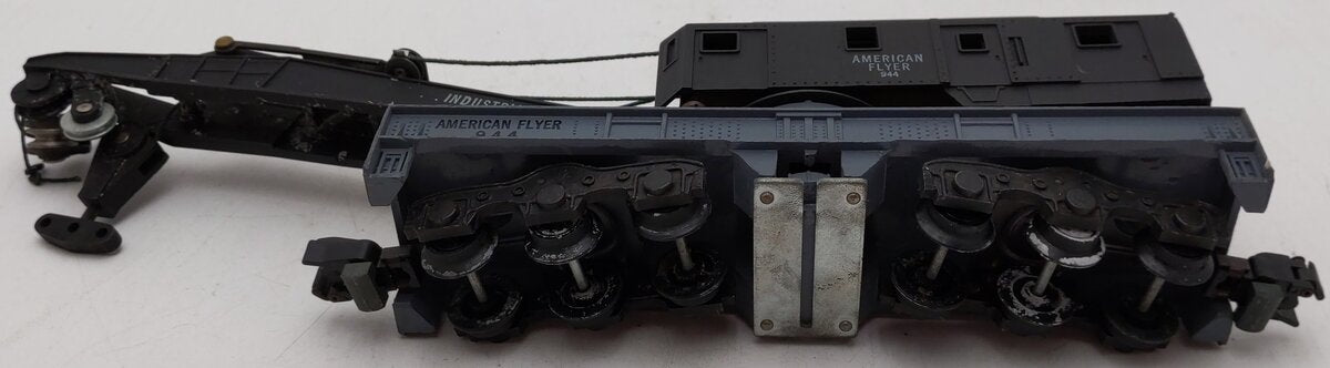 American Flyer 944 Vintage S Brownhoist Operating Crane Car VG/Box