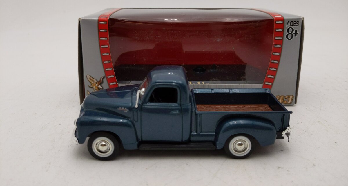 Road Signature 94243 1:43 Columbia Blue 1950 GMC Pick Up LN/Box