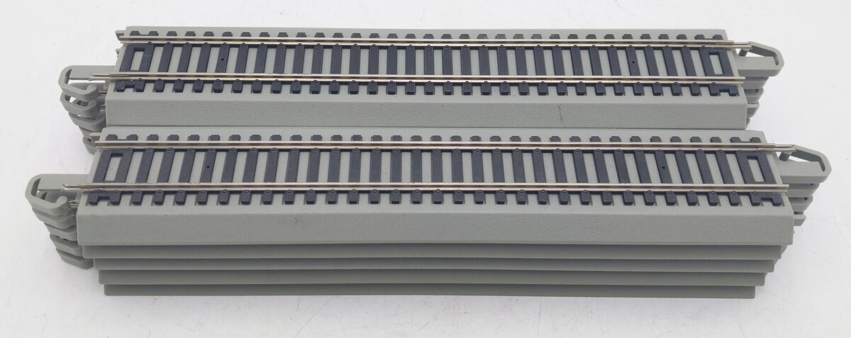 Bachmann 92123-A4 HO Nickel Silver Straight E-Z Track Sections (10) EX