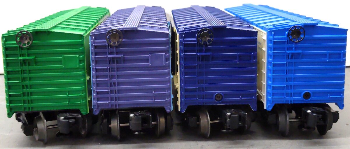 Lionel Assorted O Gauge "I Love" Boxcars: 19969, 19986, 29908, 29921 [4] LN/Box