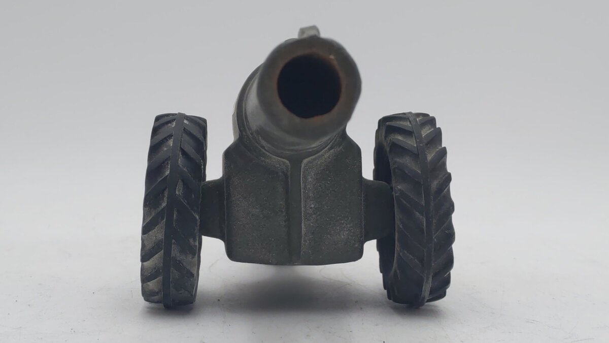 Conestoga Company Vintage Big Bang 60mm Cannon Cast Iron Toy EX/Box