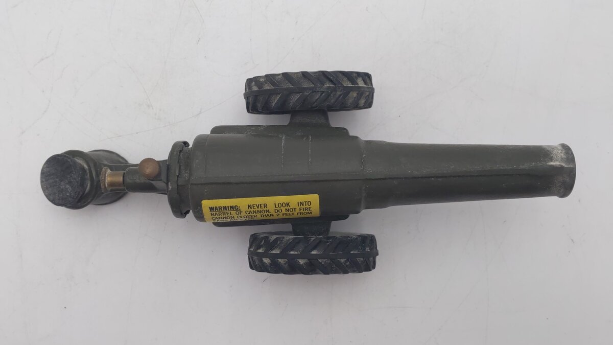 Conestoga Company Vintage Big Bang 60mm Cannon Cast Iron Toy EX/Box