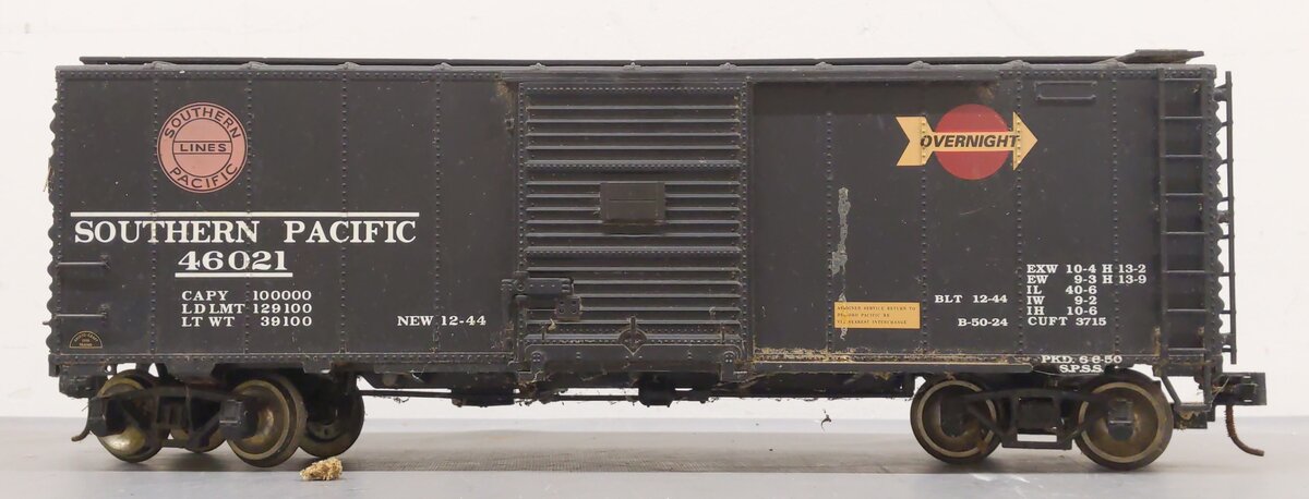 Aristo-Craft 46021 G Scale Southern Pacific Overnight Boxcar - Metal Wheels VG/Box