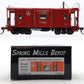 Spring Mills Depot 121201-06 HO Scale Baltimore & Ohio Wagontop Caboose #C2492 LN/Box