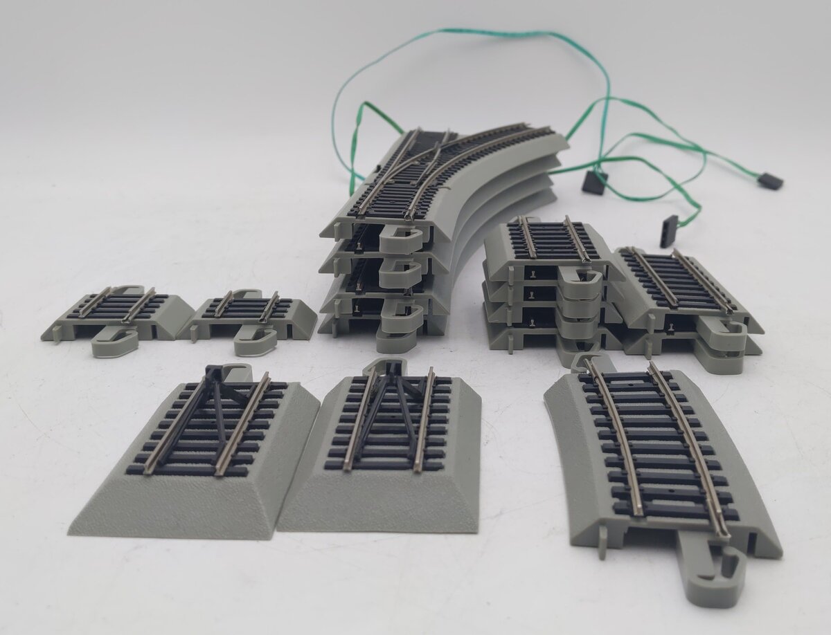 Bachmann HO Gauge Assorted E-Z Track Sections [15] EX