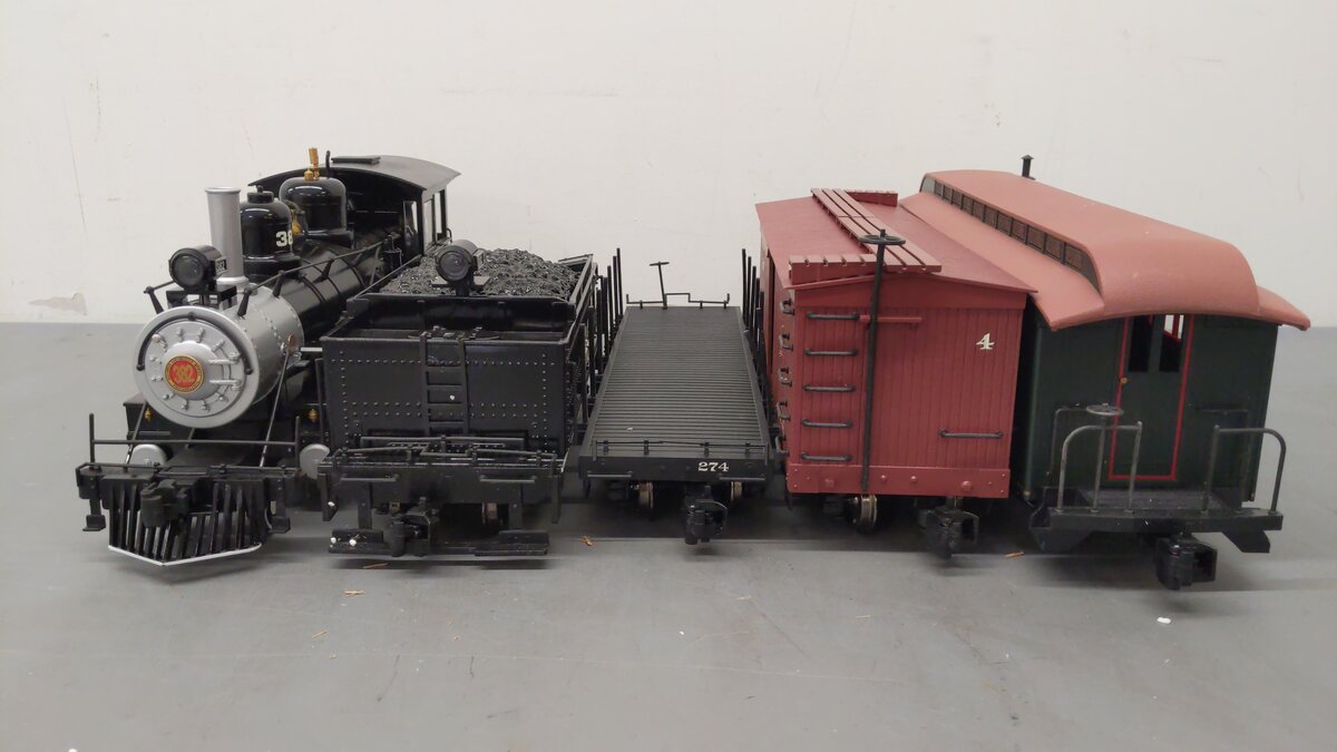Bachmann 90039 Casey Jones G Gauge Steam Train Set VG/Box