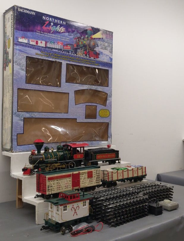 Bachmann 90061 Northern Lights G Gauge Steam Train Set VG/Box
