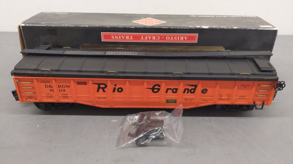 Aristo-Craft 41112 Rio Grande Covered Gondola/Box